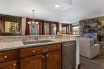 Open concept living and dining